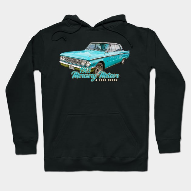 1963 Mercury Meteor 4 Door Sedan Hoodie by Gestalt Imagery